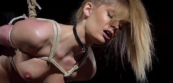  NEW Extreme sex and painful BDSM for Candee Licious